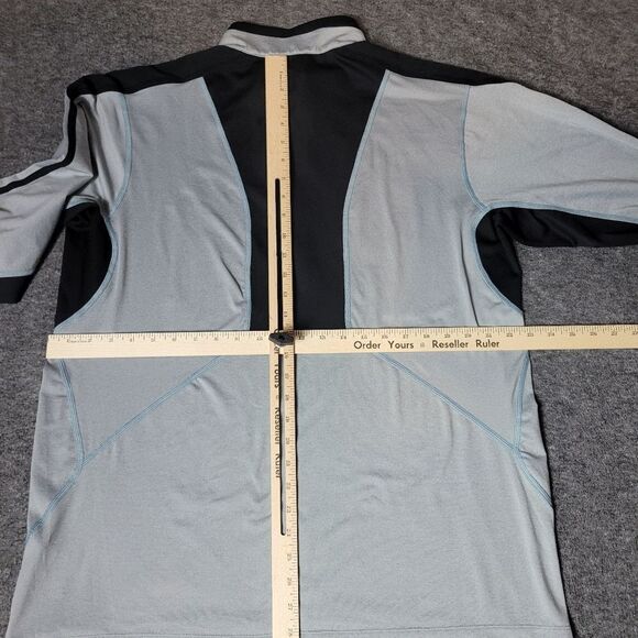 The North Face Men's Kilowatt 1/4 Zip XL Gray/Black Long Sleeve Sweater Good Cin - Picture 7 of 12